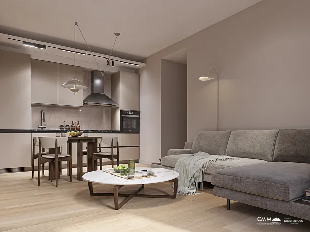 Denize yakın lüks bir villada daire